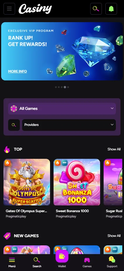 Home Page Casiny Casino