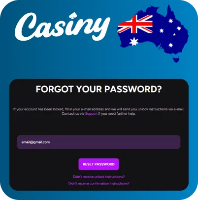 Forgot your password, you can use reset